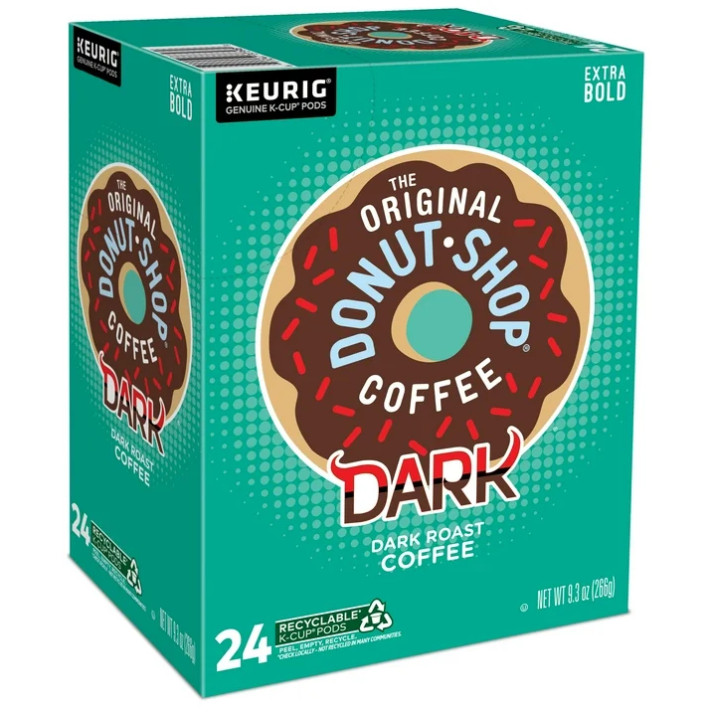 3 Box The Original Donut Shop, Dark Roast K-Cup Coffee Pods, 24 Count Box
