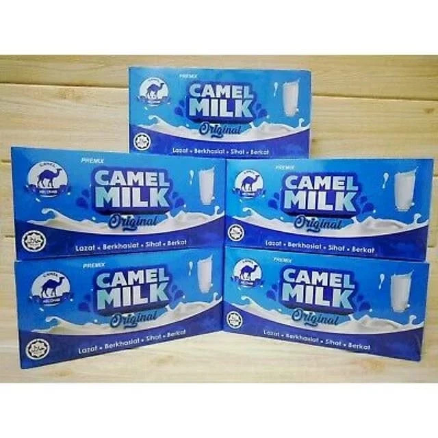 2 Boxes 40sac Camel Milk Powder New Original HALAL Original Flavour