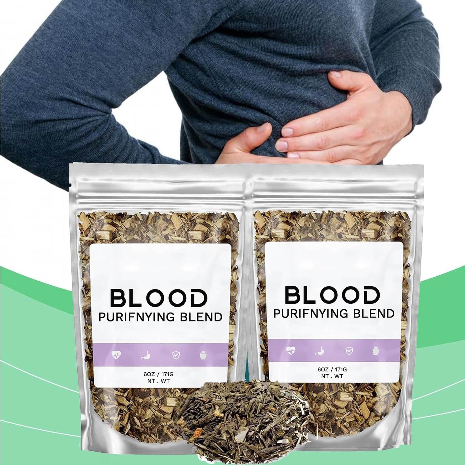 SIRDIKA Herbal Tea Bags Blood Purifying Blend Liver Kidney Care