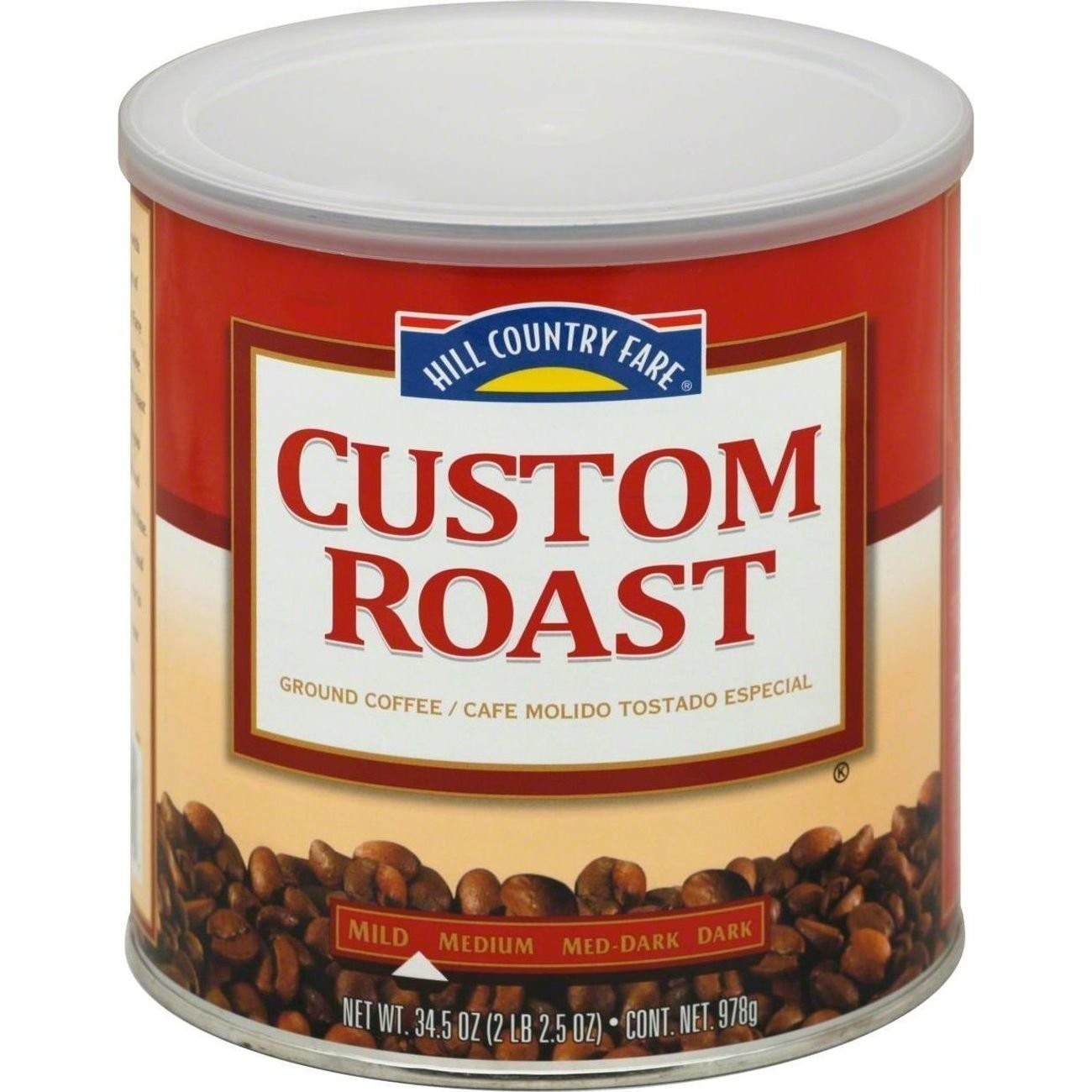 Hill Country Fare Custom Roast Mild-Medium Roast Ground Coffee/2+ lb/MSRP $11.98