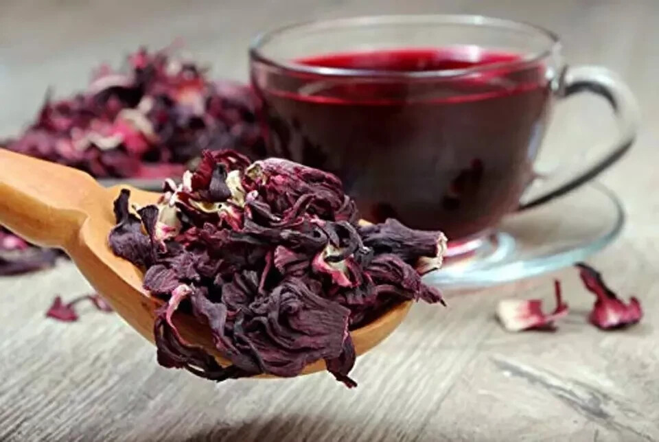 Dried Hibiscus Flowers Cut & Sifted, Flor de Jamaica, Hibiscus Tea Jamaica 100g
