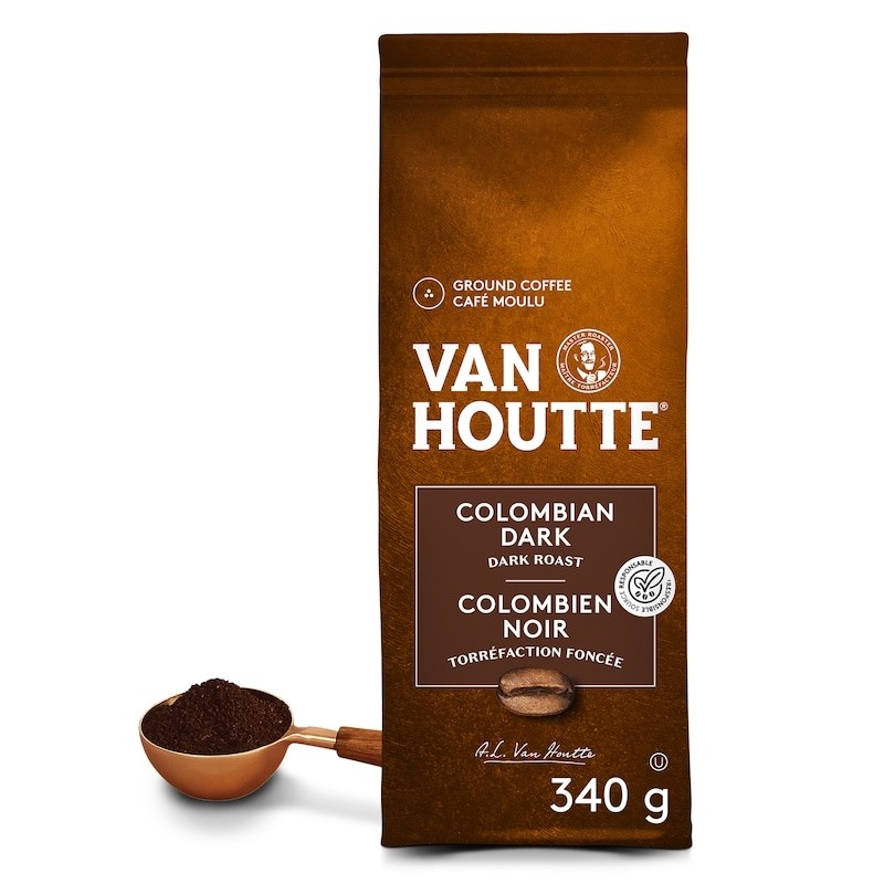 Van Houtte Colombian Dark, Dark Roast, Ground Coffee