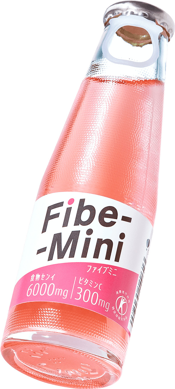 12 x Otsuka Fibe Mini 100ml, Dietary Fiber & Vitamin C Carbonated Drink, JAPAN