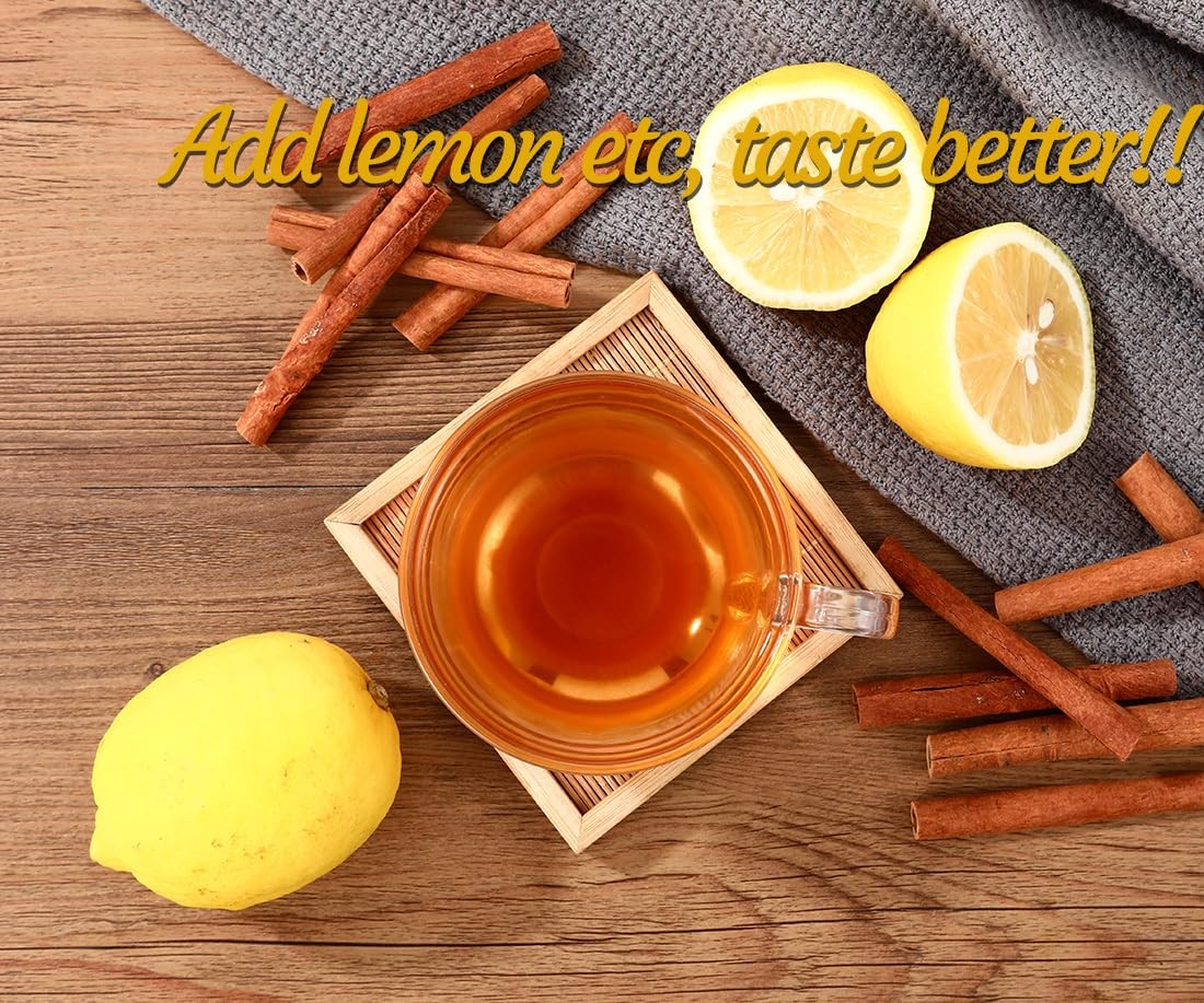 Premium 50 Pure Ceylon Cinnamon Tea Bags, Made with 100% Ceylon Cinnamon Stic…