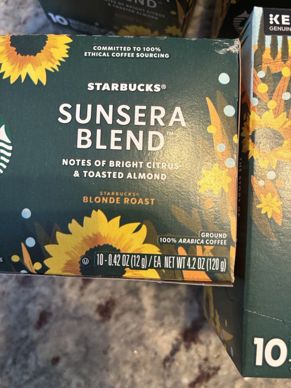 New Starbucks Sunsera Blend K-Cup Coffee Pods 60 ct Lot Bulk Light Roast Blonde