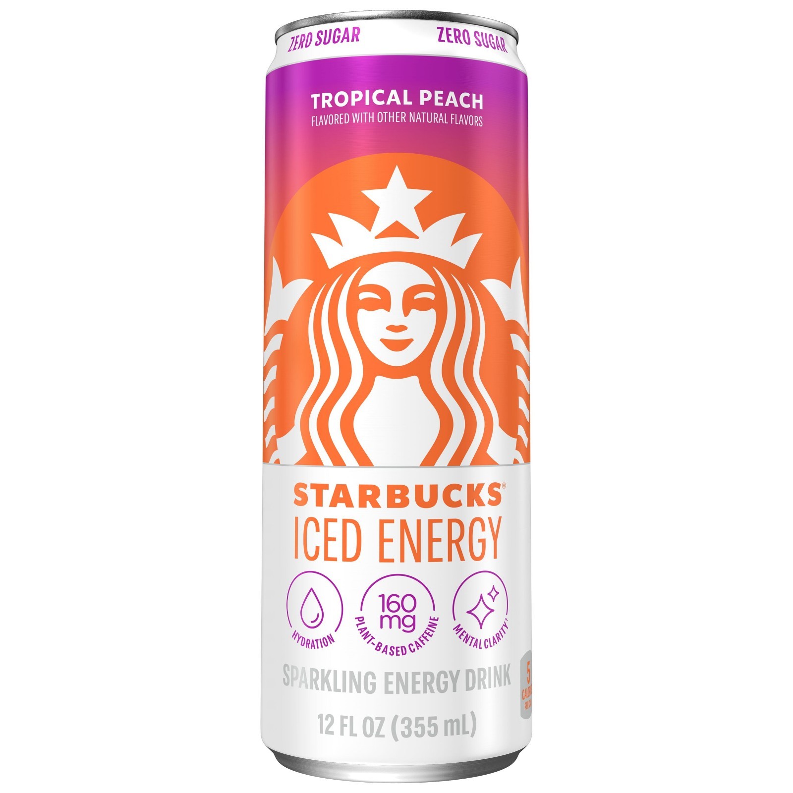 Starbucks Iced Energy Drink, 3 12 Fl Oz (Pack of 12), Orange, Pink/Red, Blue