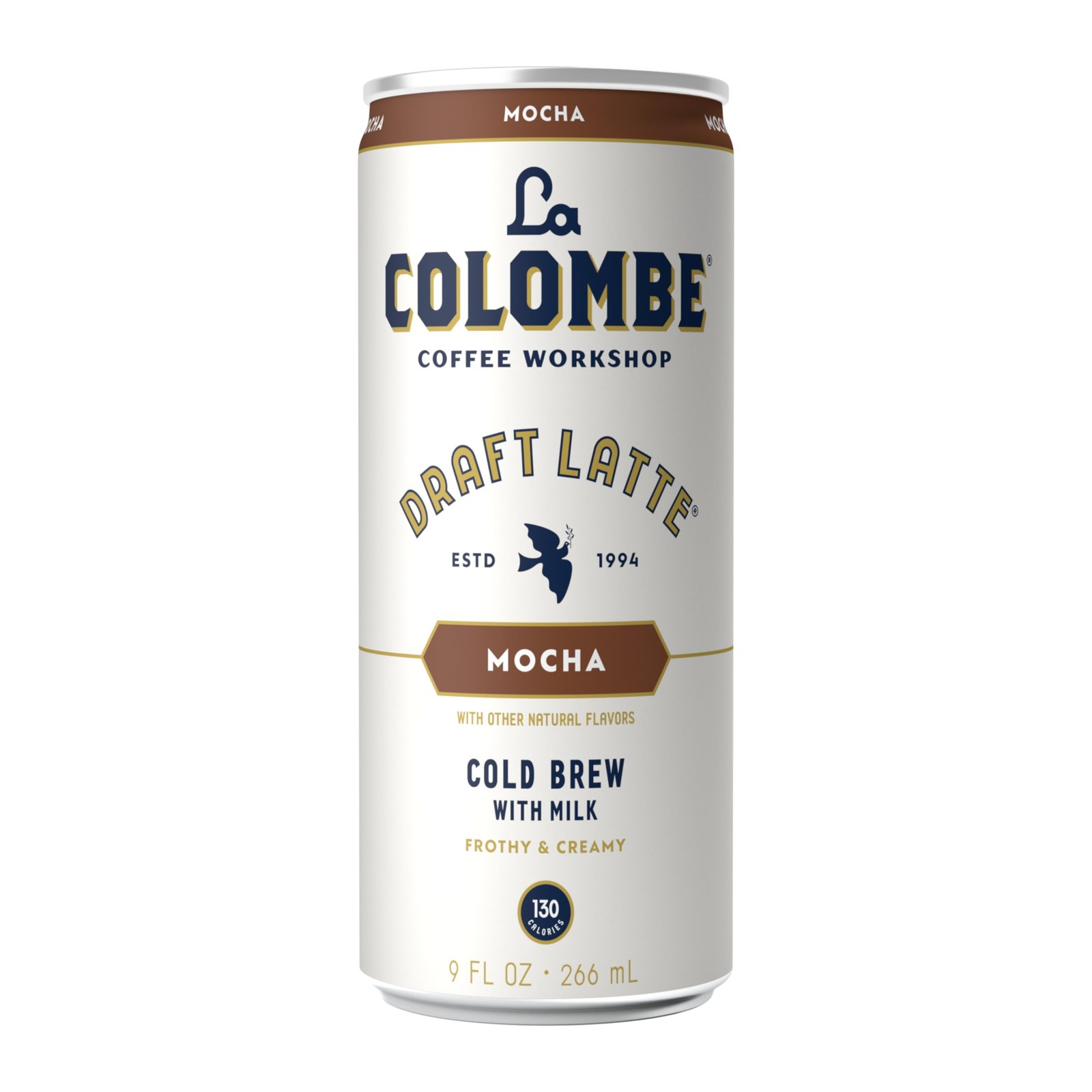 La Colombe Mocha Draft Latte – 9 Fluid Ounce, 4 Count – Cold-Pressed Espresso