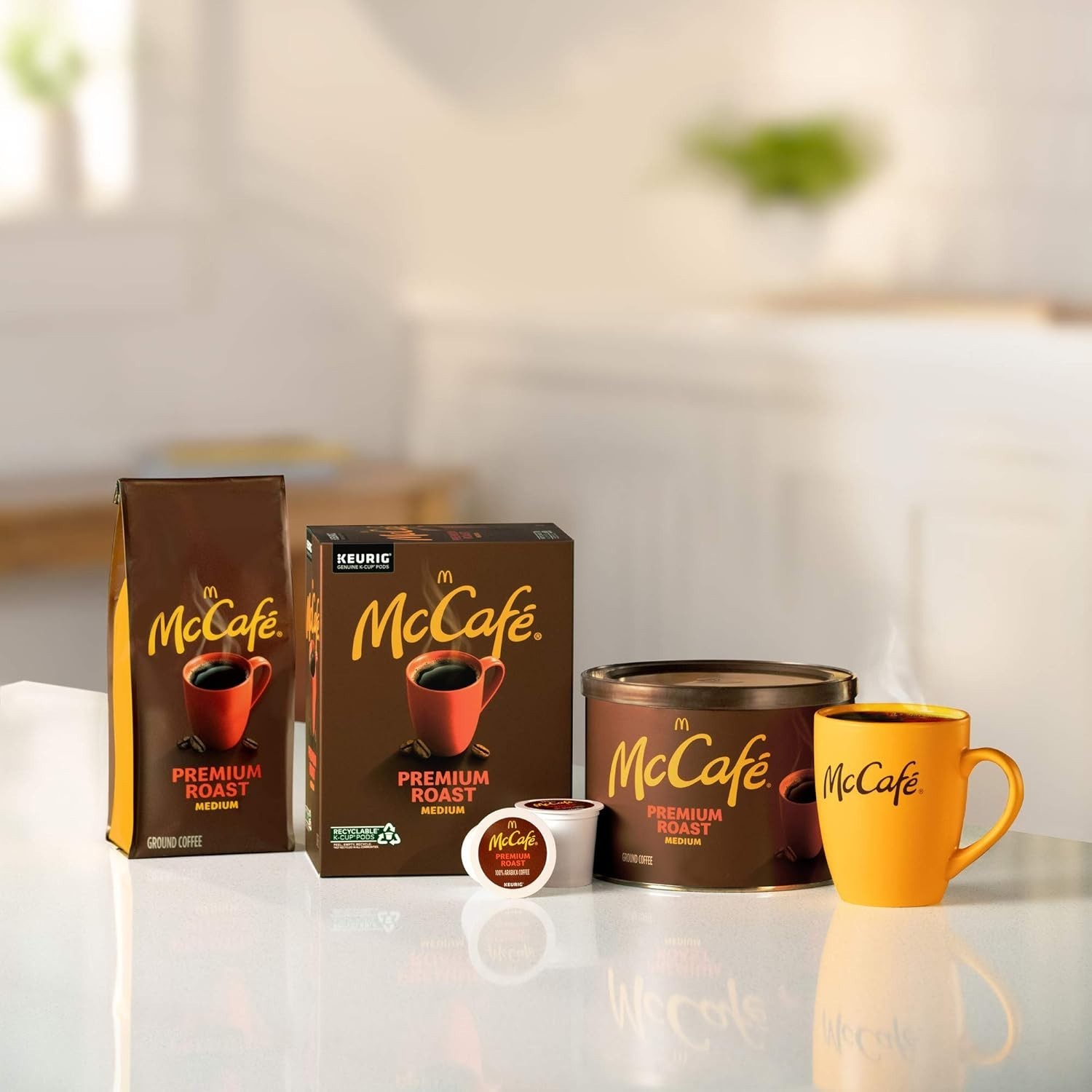 Delightful McCafé Medium Roast Ground Coffee – 30 oz Canister for Anytime Taste
