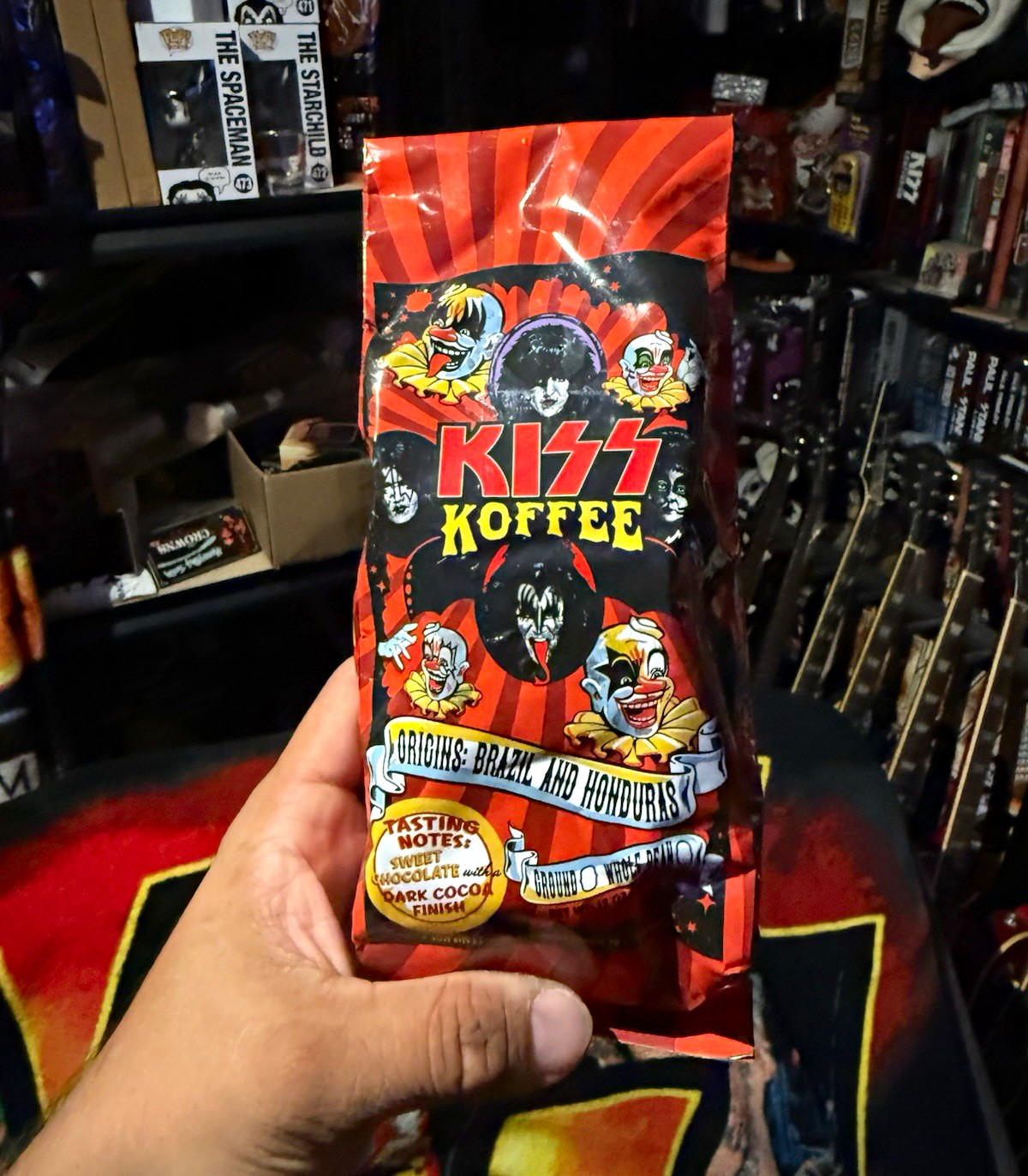 KISS Koffee Ground Coffee Sweet Chocolate & Dark Cocoa Flavor