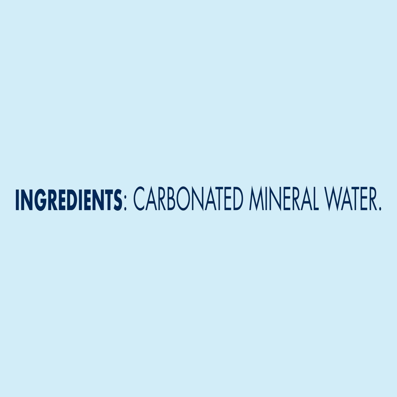 Sparkling Natural Unflavored Bottled Mineral Water, 16.9 fl oz Each, 12 Bottles