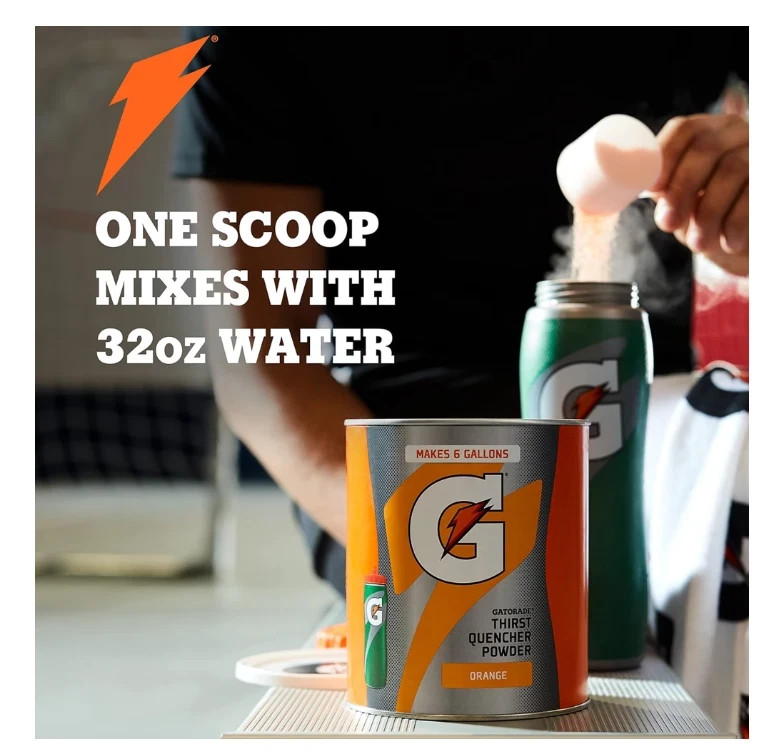 Gatorade Thirst Quencher Glacier Freeze, Powdered Energy Drink Mix, 50.9 oz, 1 C