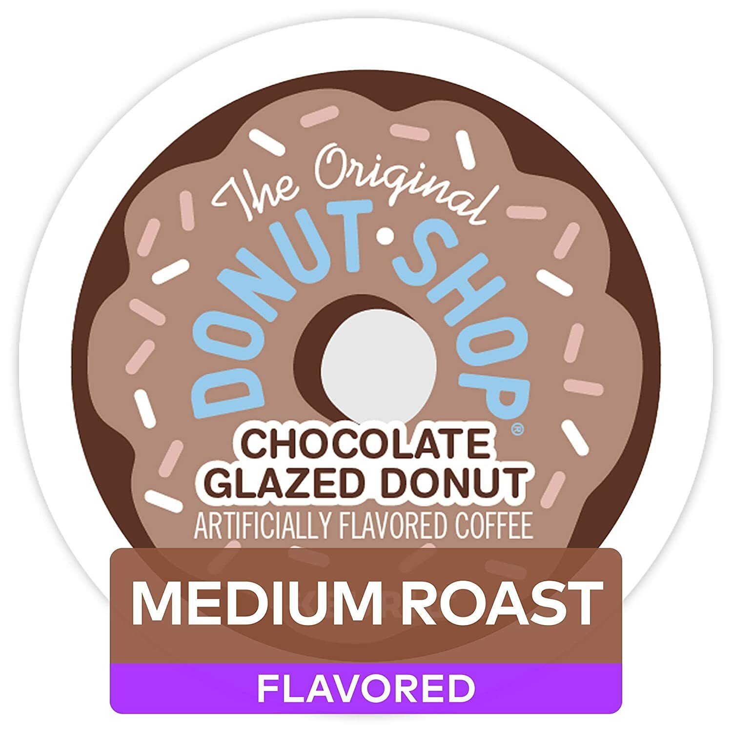 The Original Donut Shop Chocolate Glazed Donut Coffee 24 to 144 K cup Pick Size