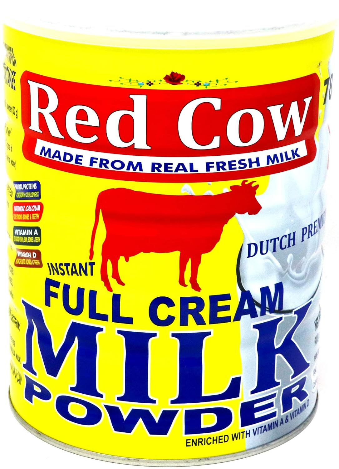 Full Cream Milk Powder 900G, Made from Fresh Milk, Dutch Premium, Product of Net