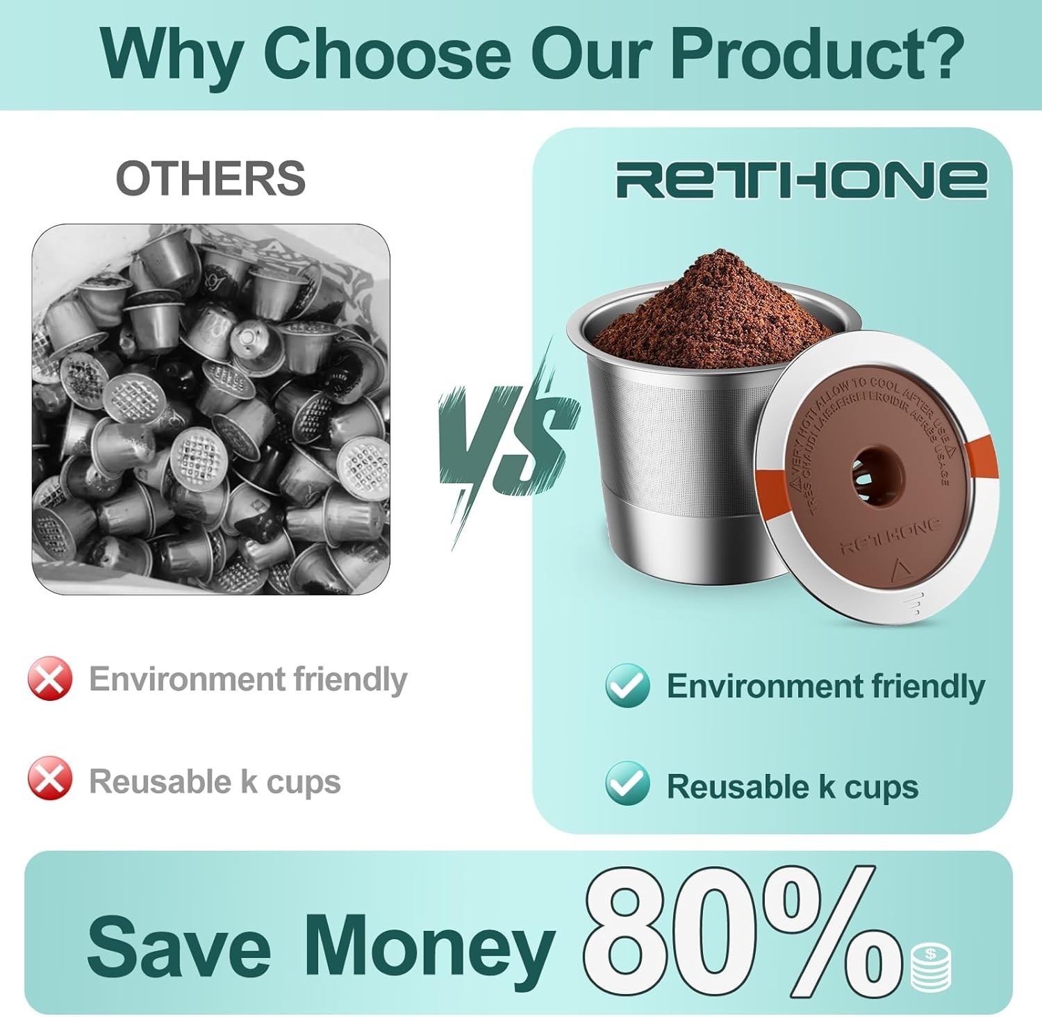 Keurig Compatible Stainless Steel Reusable Pods – Enjoy Fresh Coffee Anytime
