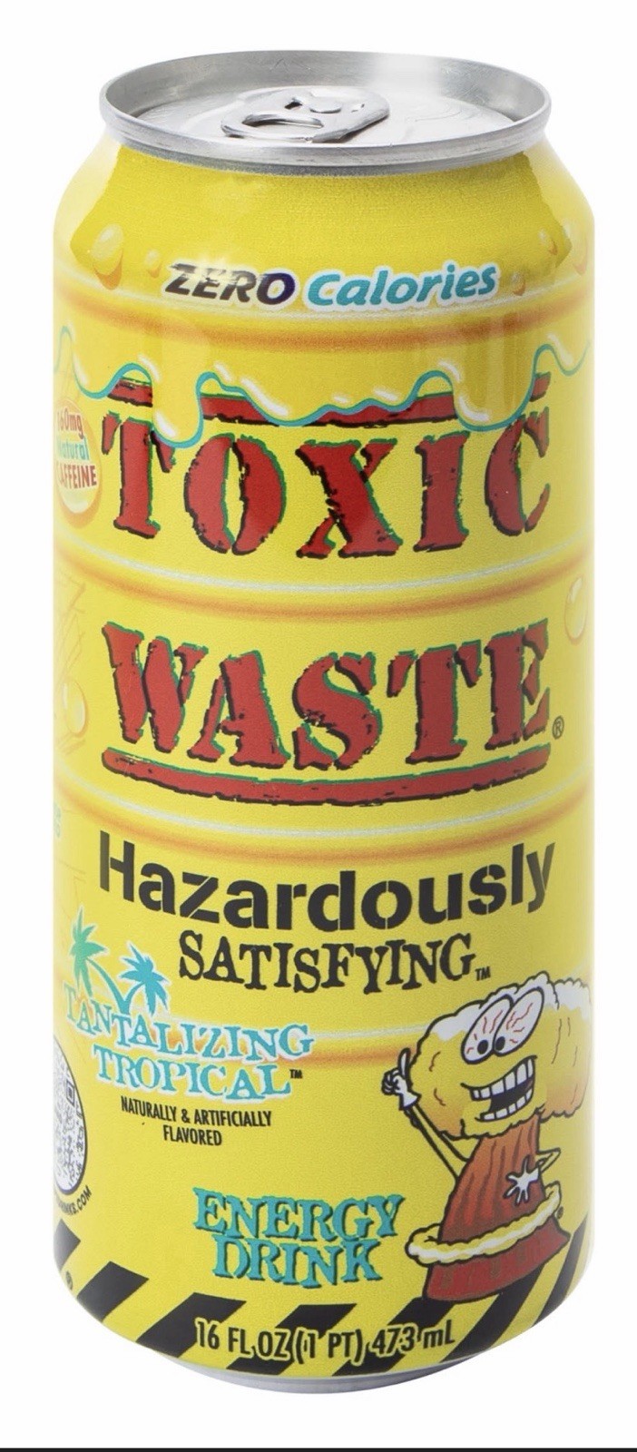 MAD Modern Ape Drinks Toxic Waste Tropical Energy Drink Zero Calories 6 Pack