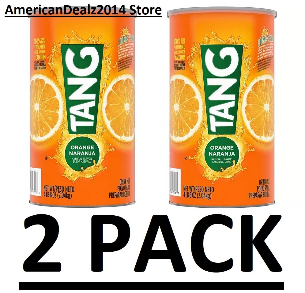 Tang Drink Powder, Orange 72 Oz – Makes 22 Quarts – Calcium and Vit C!! FRESH!!