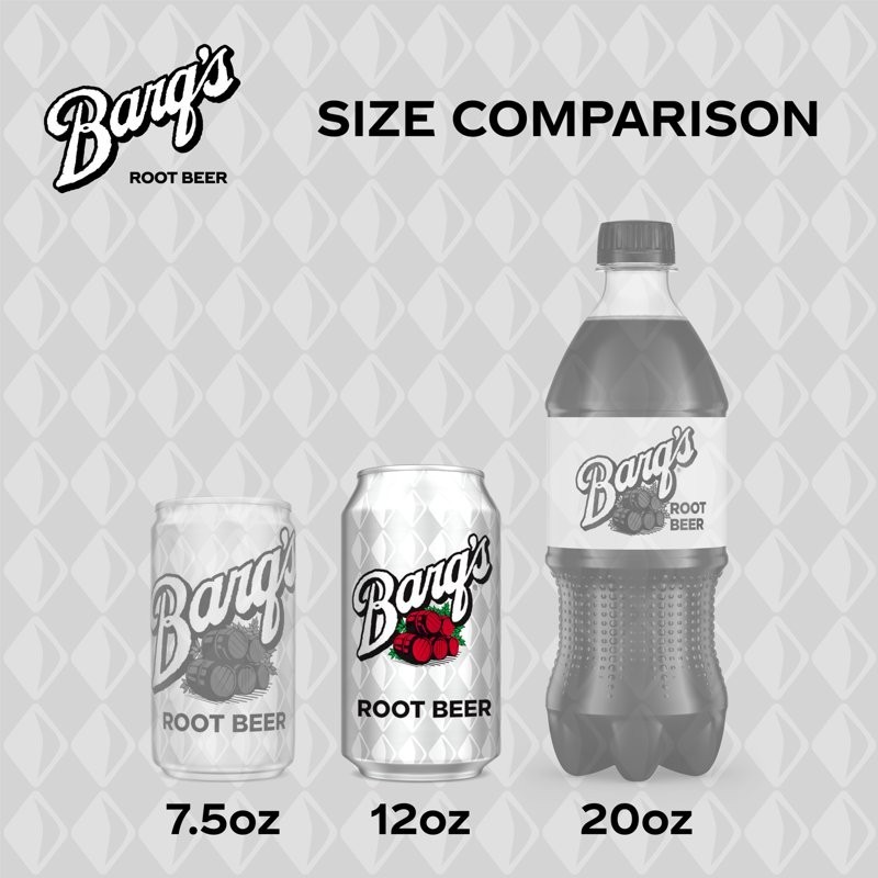 Barq’s Root Beer Soda Pop Fridge Pack Cans, 12 fl oz, 12 Pack Free Shipping