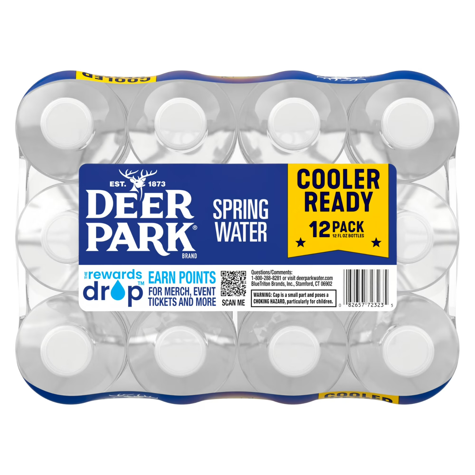 Deer Park Spring Water, 12 fl oz, 12-pack Plastic Bottles(2 pack) -Free Shipping