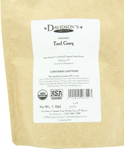 Davidson’s Tea Bulk, Earl Grey, 16-Ounce Bag