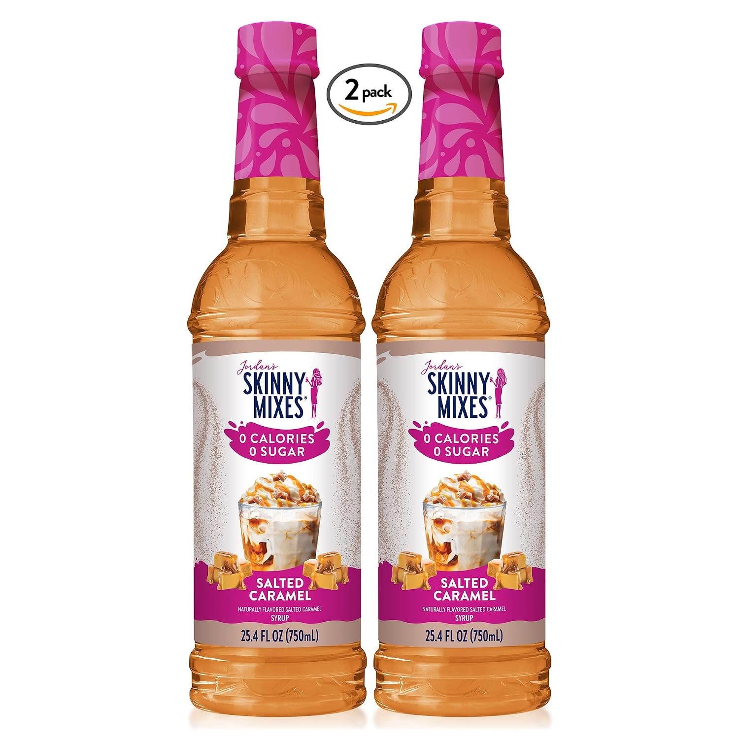 Jordan’S Skinny Mixes Sugar Free Coffee Syrup, Salted Caramel Coffee Flavoring S