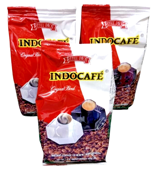 Indocafe Original Blend Coffee ( 3 packs X 100 grams )