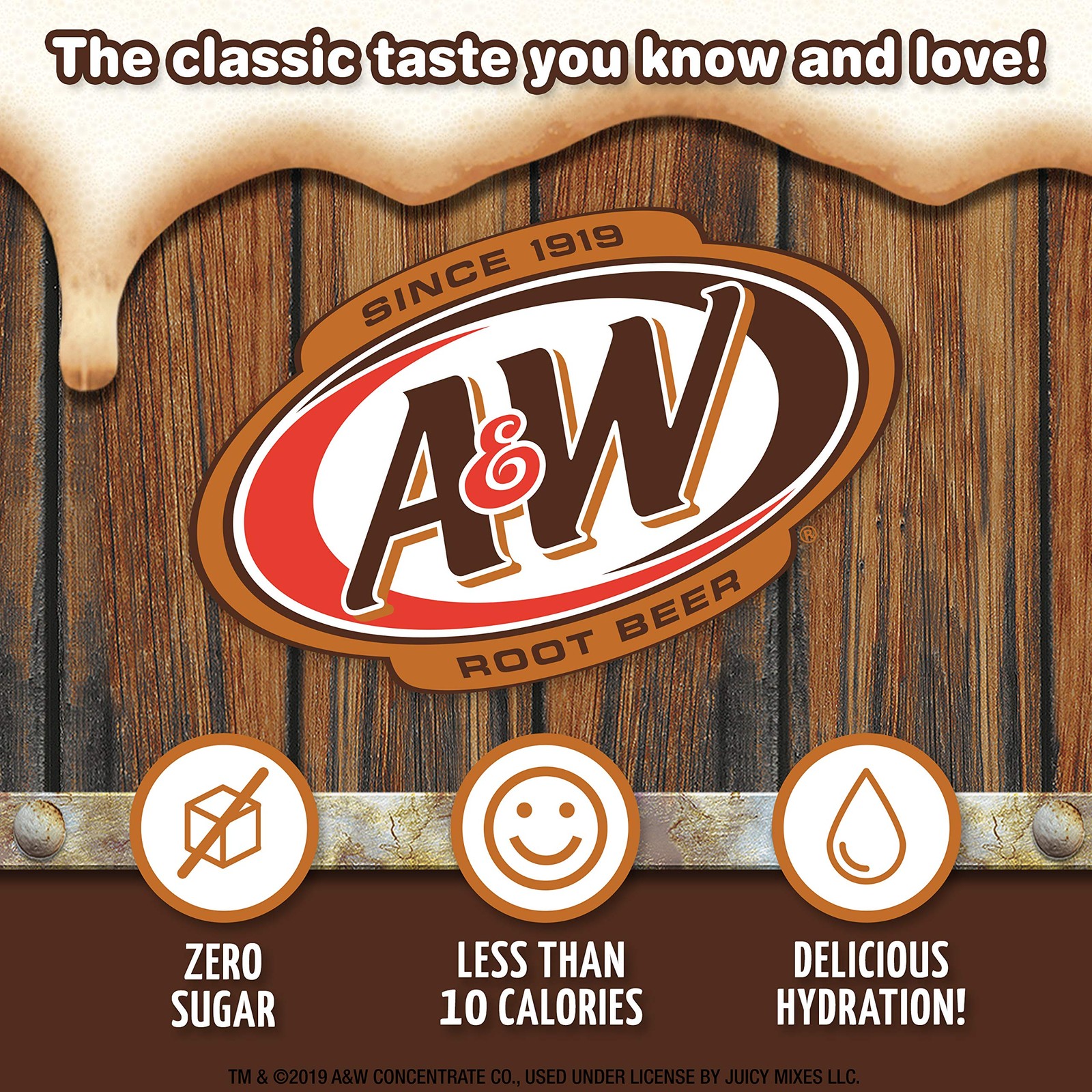 Root Beer Powder Drink Mix, 12 Boxes, 72 Sugar-Free Sticks, Flavored Water