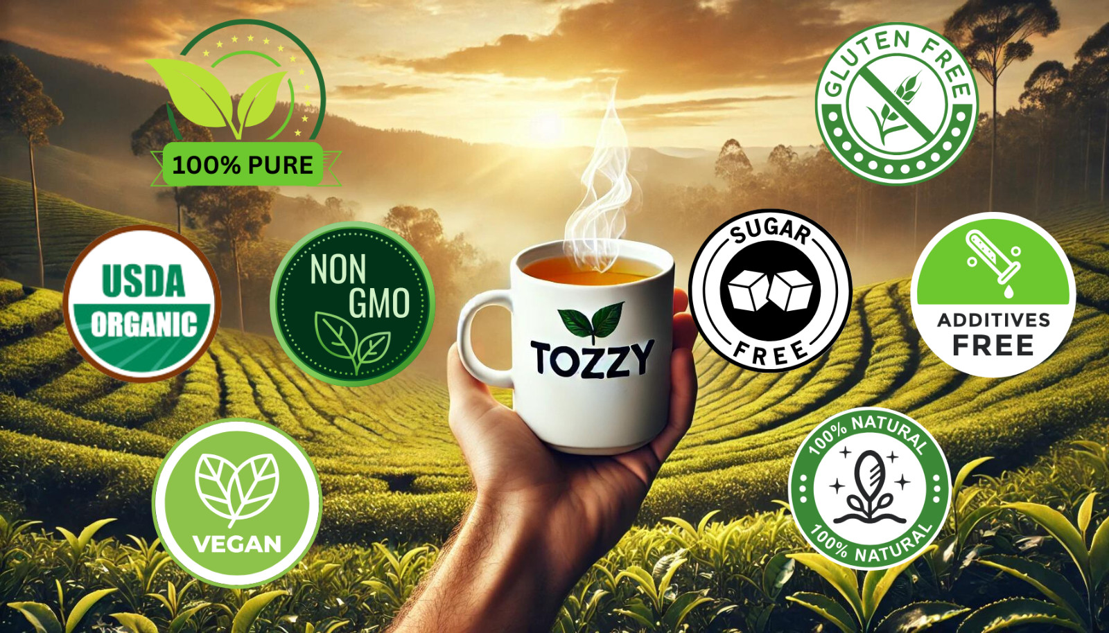 Organic Turmeric & Ginger Tea Bags – 100 Count (Plant-Based Pyramid Tea Bags)