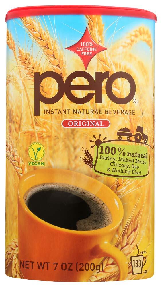 Pero Coffee Substitute 7oz Caffeine Free Instant Beverage Low Acidity Natural…