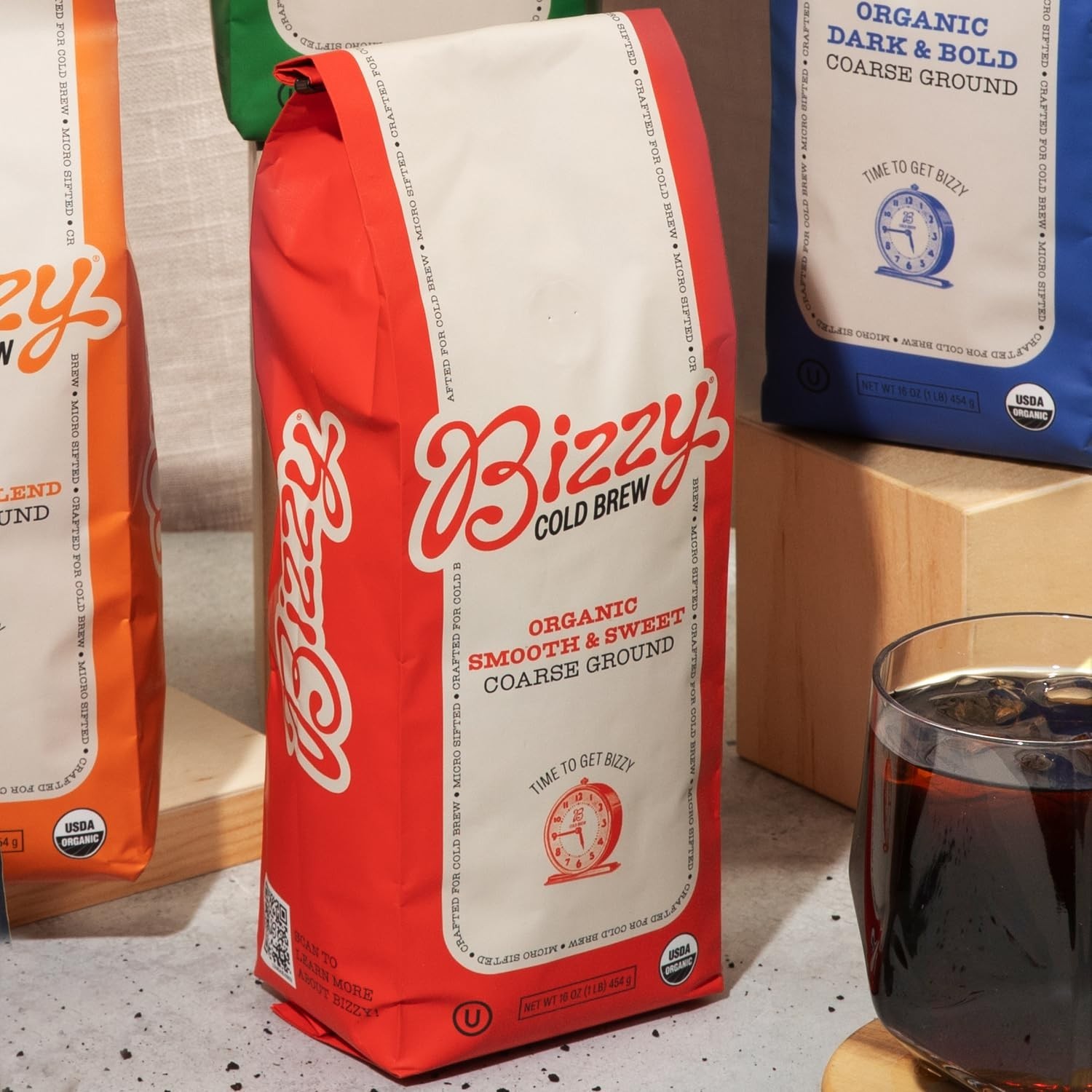 Organic Cold Brew Coffee | Smooth & Sweet Blend | Coarse Ground Coffee | Micr…