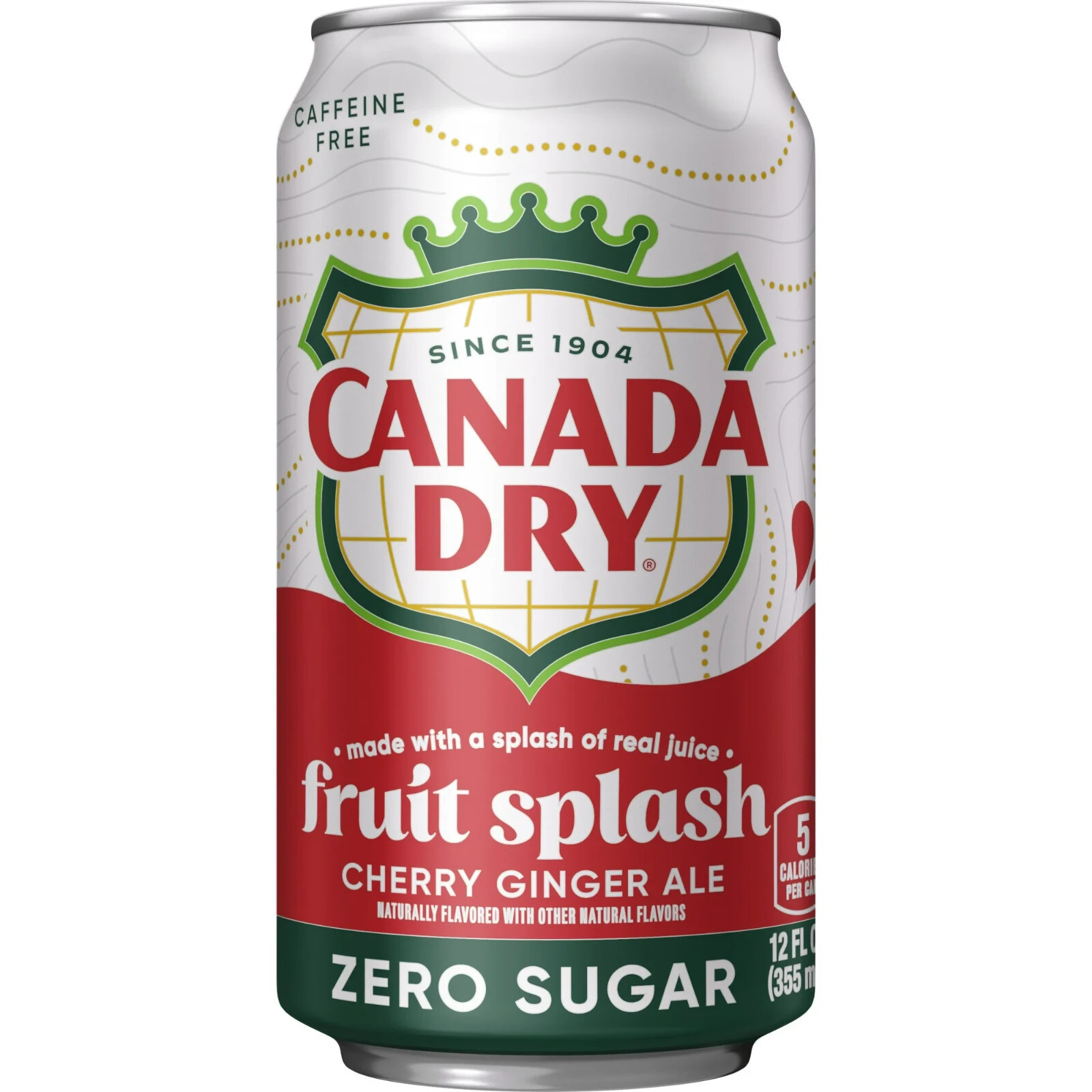 Canada Dry Cherry Ginger Ale Zero Sugar, Carbonated Soda, 12 oz, 12-Pack