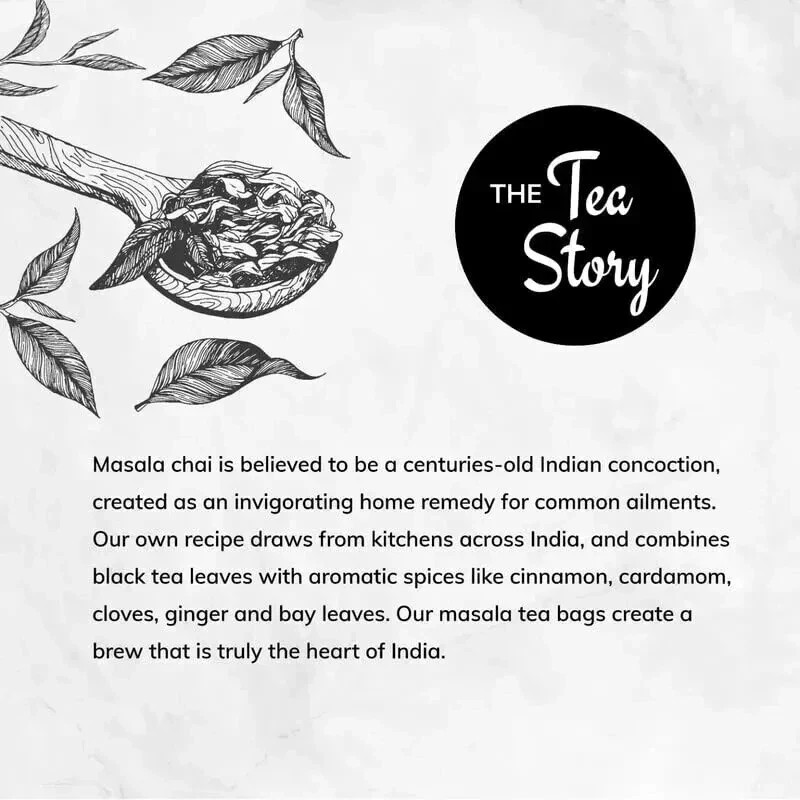 Tea Culture of The World Classic Masala Chai , 16 Count , Free Shipping