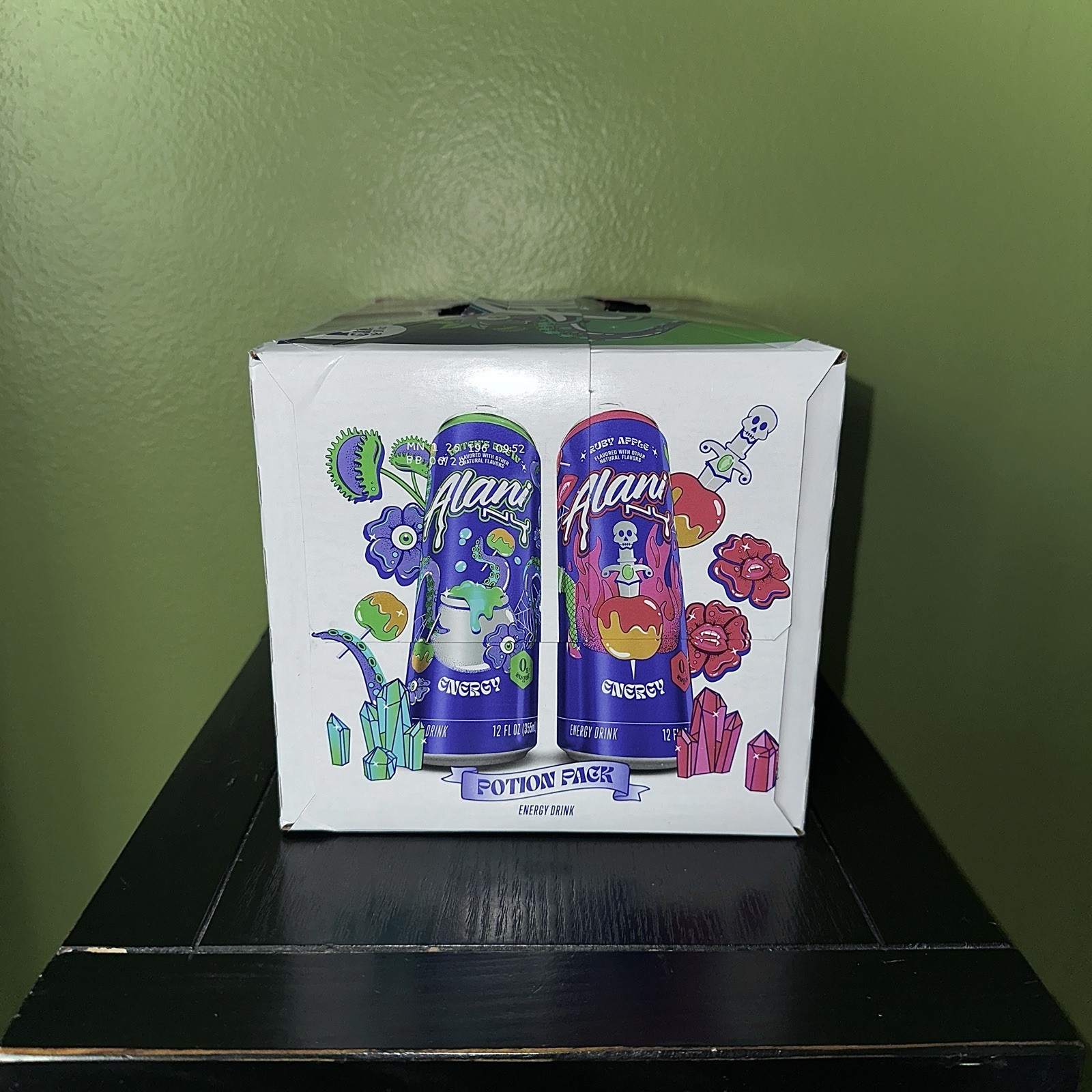NEW Alani Nu Potion Pack Witch’s Brew & Ruby Apple 12 Pack Viral Halloween Drink