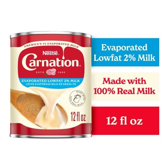 (3 pack) Carnation Evaporated Lowfat 2% Milk, Vitamin D Added, Evaporated Milk C