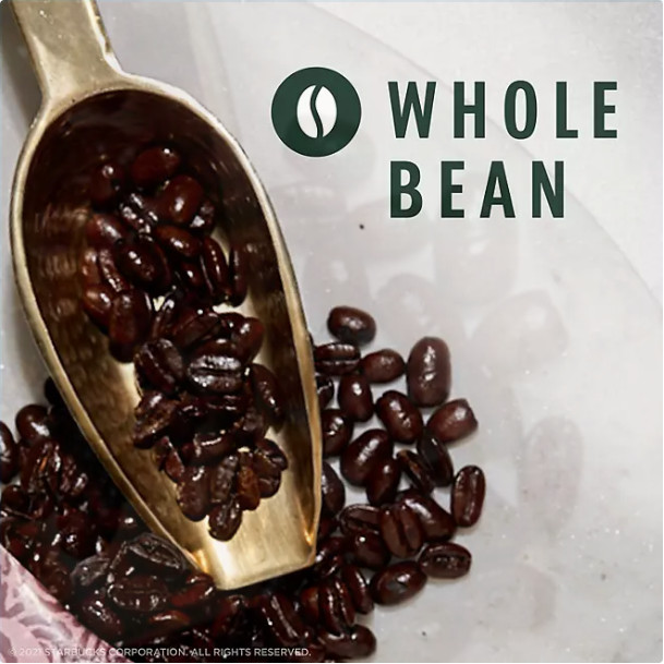 2 Packs Starbucks House Blend Whole Bean Coffee 40 oz Each Pack = 80 oz