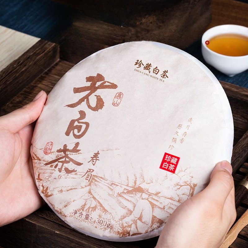 300g Aged White Tea Cake 2013 Fuding High Mountain Gongmei Shoumei White Tea