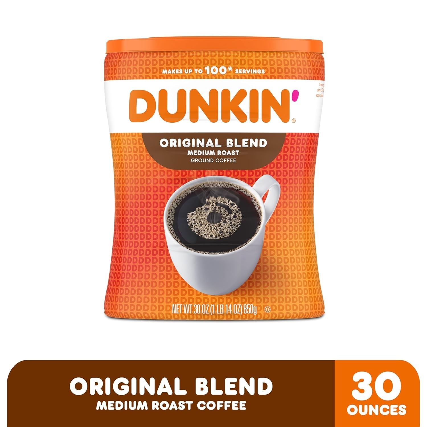 Kosher 30 Oz Dunkin’ Blend Medium Roast Coffee – Brew Anytime
