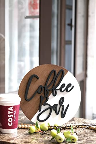Lavender Inspired 10” Coffee Bar Sign Round-Modern Farmhouse Coffee Bar