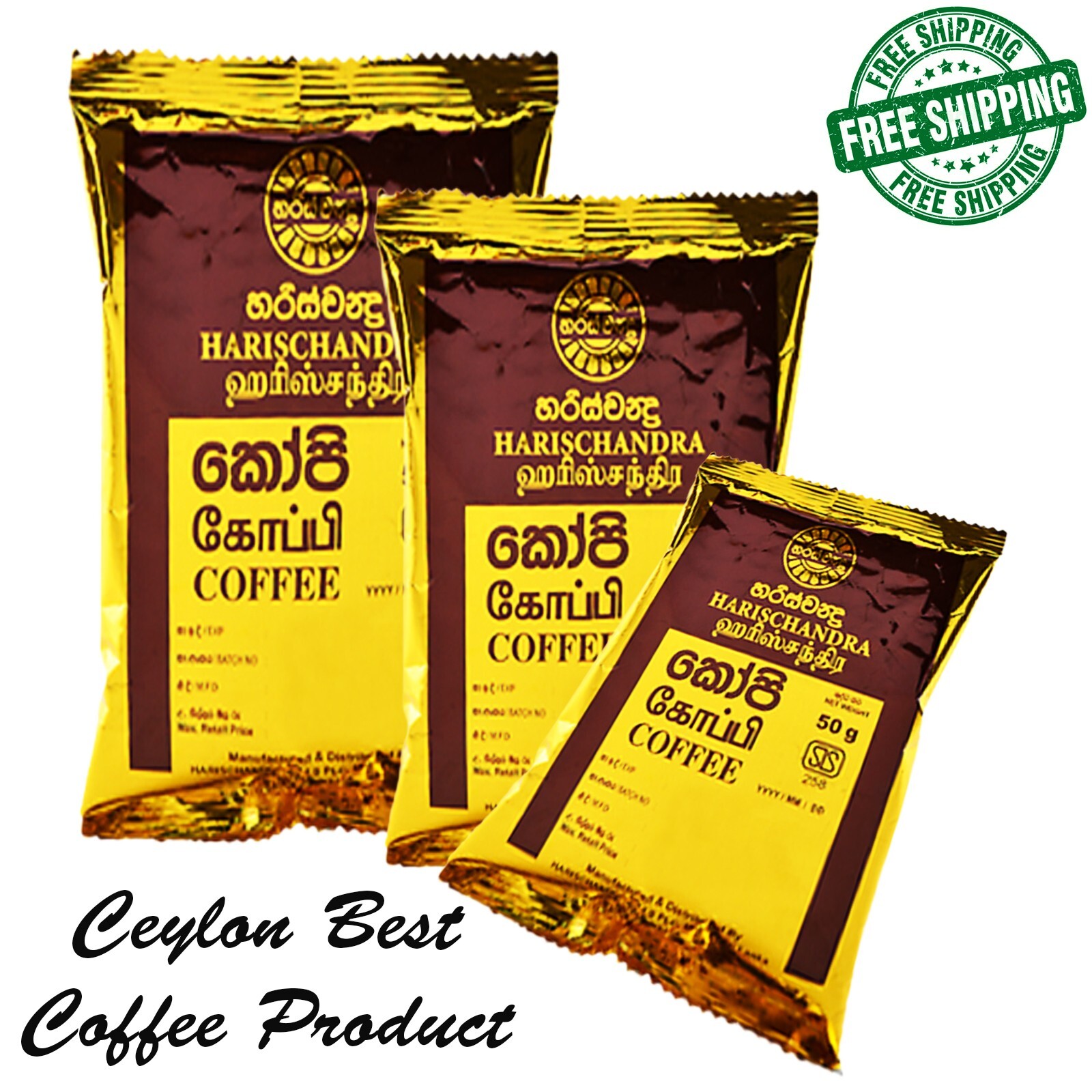 Black Coffee been ground fine Powder Best Quality Ceylon Coffee 100g