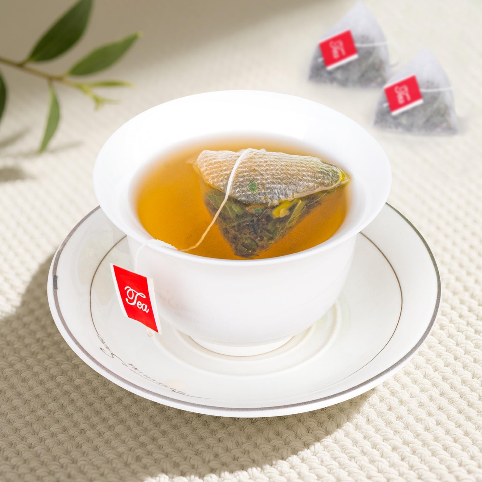 Lemon Balm Tea, 100% Pure & Natural Leaves 50 Count (Pack of 1)