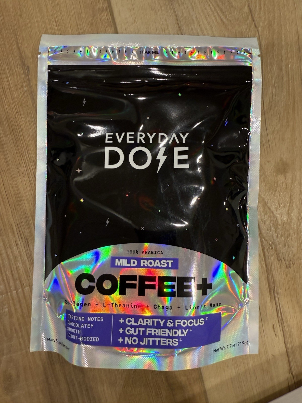 Everyday Dose Mushroom Coffee + Mild Roast Collagen Protein Nootropics Focus