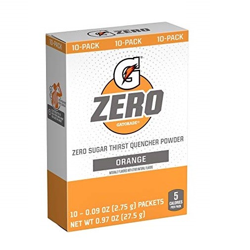 Gatorade Zero Orange Singles Drink Mix
