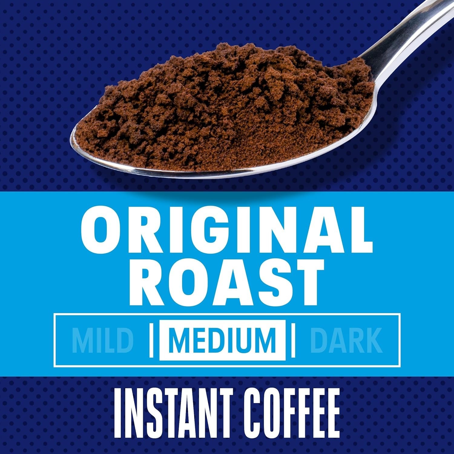 12 oz Resealable Jar of Roast Instant Coffee – Smooth Flavor Anytime