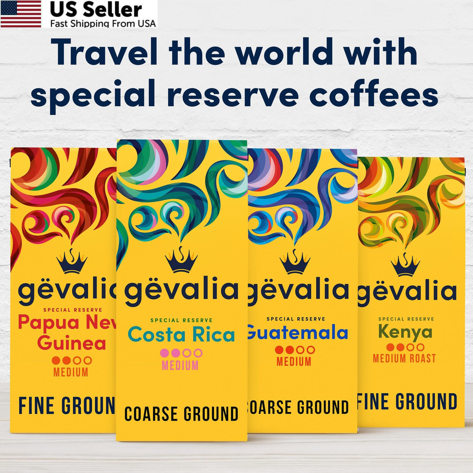 Special Reserve Costa Rica Single Origin Medium Roast Ground Coffee 10oz Bag USA