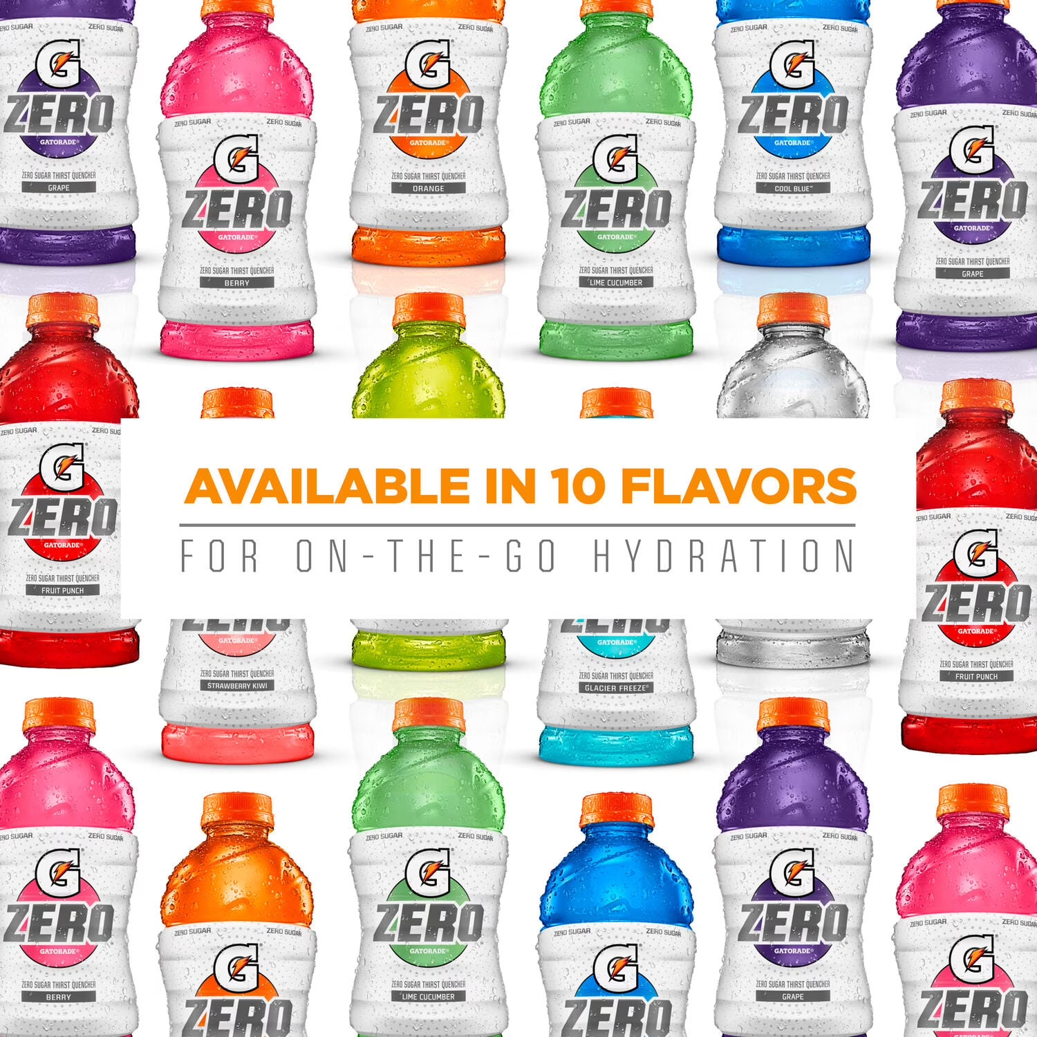 Gatorade Zero Sports Drinks, Berry/Glacier Cherry/Glacier Freeze Variety Pack, 1