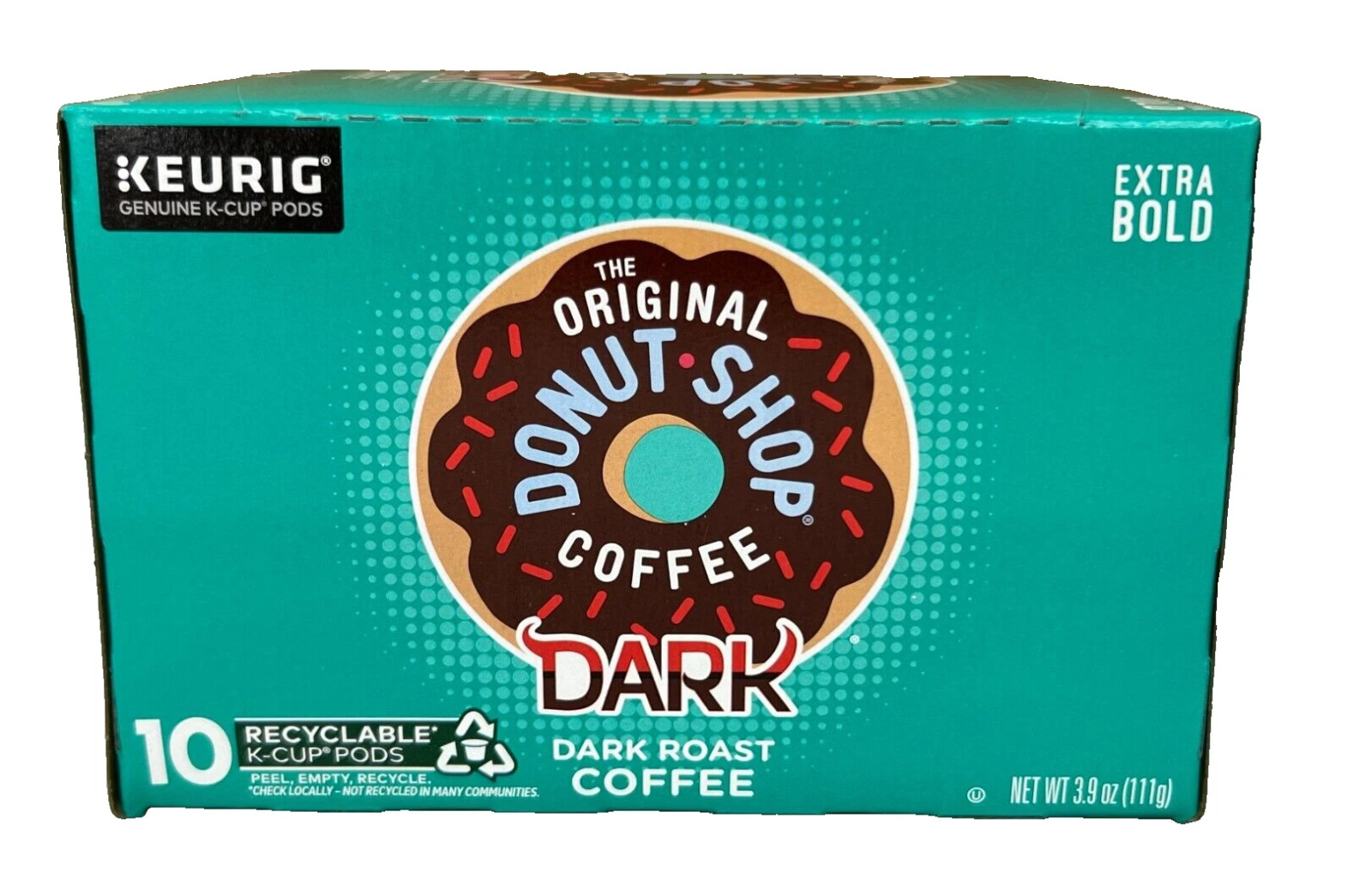 The Original Donut Shop Dark Roast K-Cup; 60 Count total.
