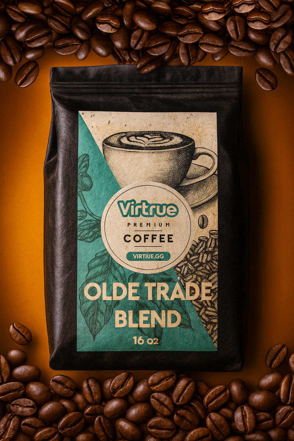 Regular Roast Coffee 16oz – Regular Roast Coffee Bag – Ground Regular Roast