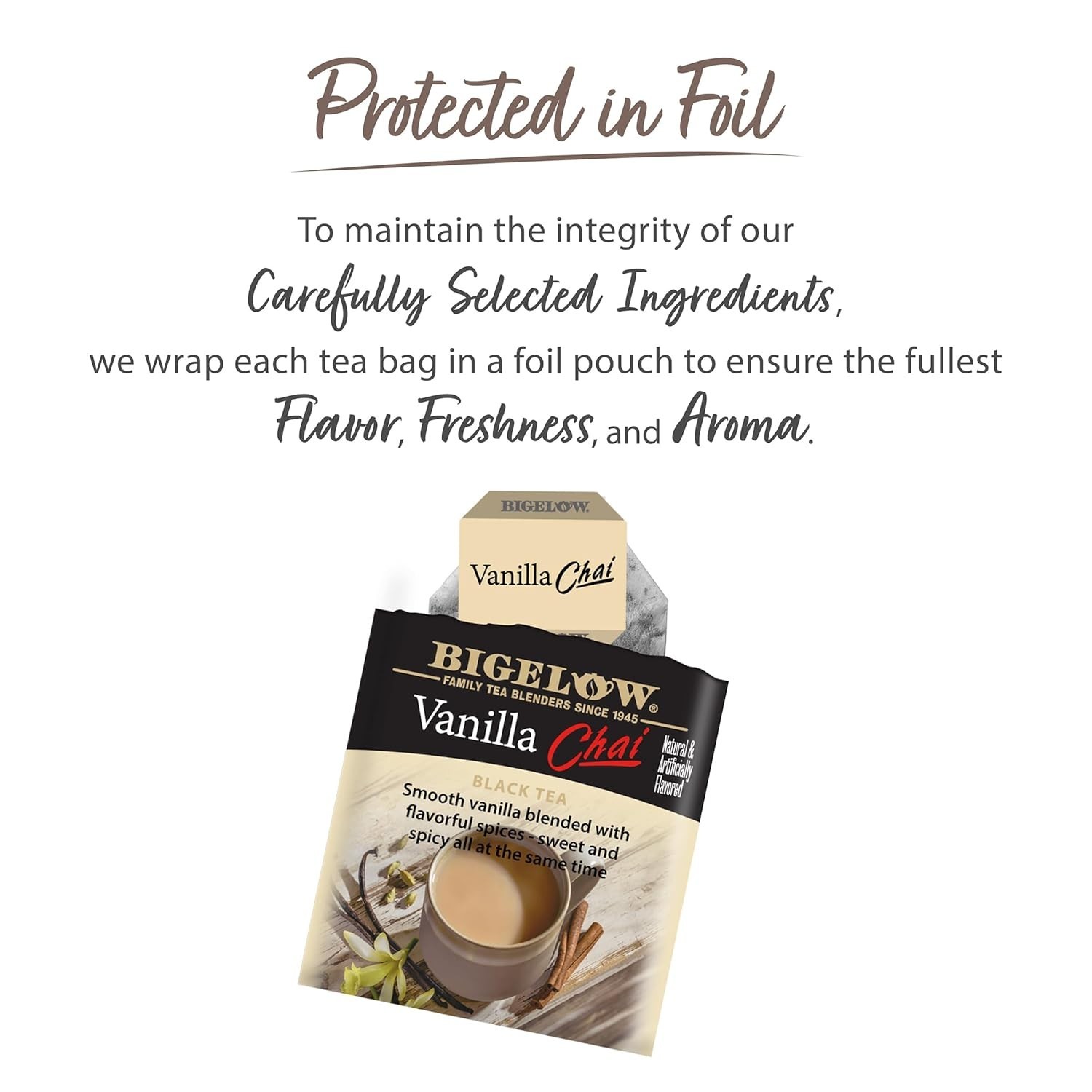 Chai Indulgence: Bigelow Vanilla Chai Black Tea 120 Count for A Treat Anytime