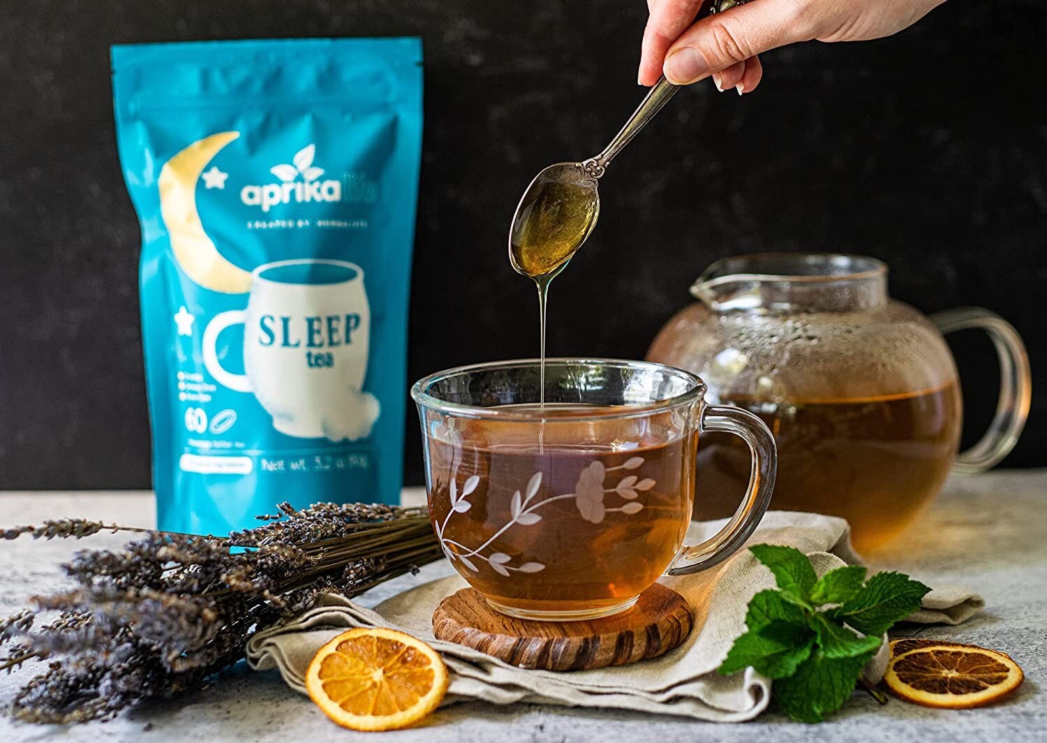 Bedtime Tea – Sleep Tea bags, 100% Natural Herbal Tea, 60 bags, USA seller