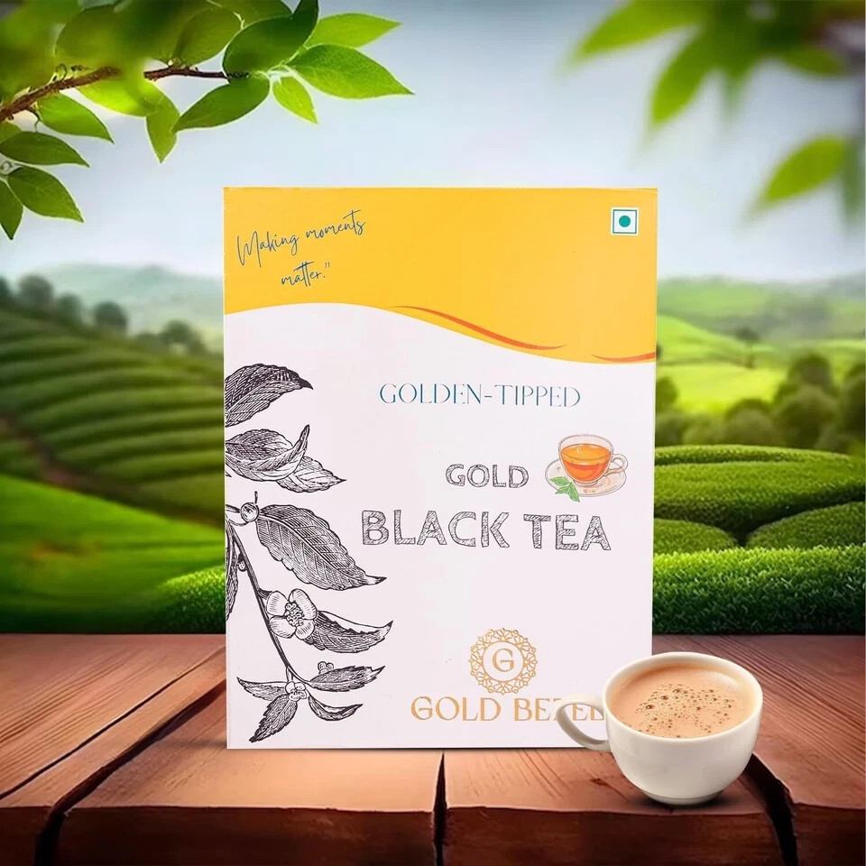 GOLD BEZEL Exceptional Gold Tea, 100 Grams Free Shipping World Wide