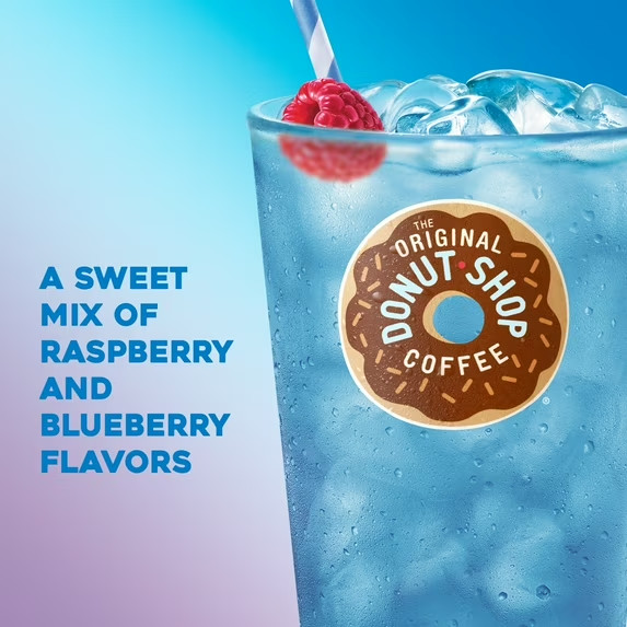 The Original Donut Shop, Iced Refreshers Berry Chill Flavor K-Cup Pods, 10 Count